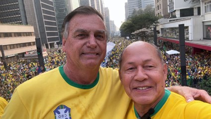 CORONEL CHRISÓSTOMO: DEPUTADO PARTICIPOU DE ATO NA AVENIDA PAULISTA, NO 7 DE SETEMBRO.